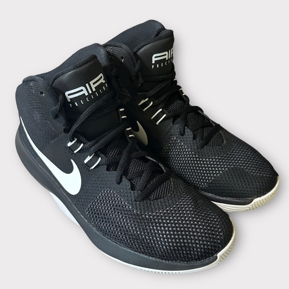 Nike Other - Nike Air Precision Basketball Shoes Black and White Men's Size 9